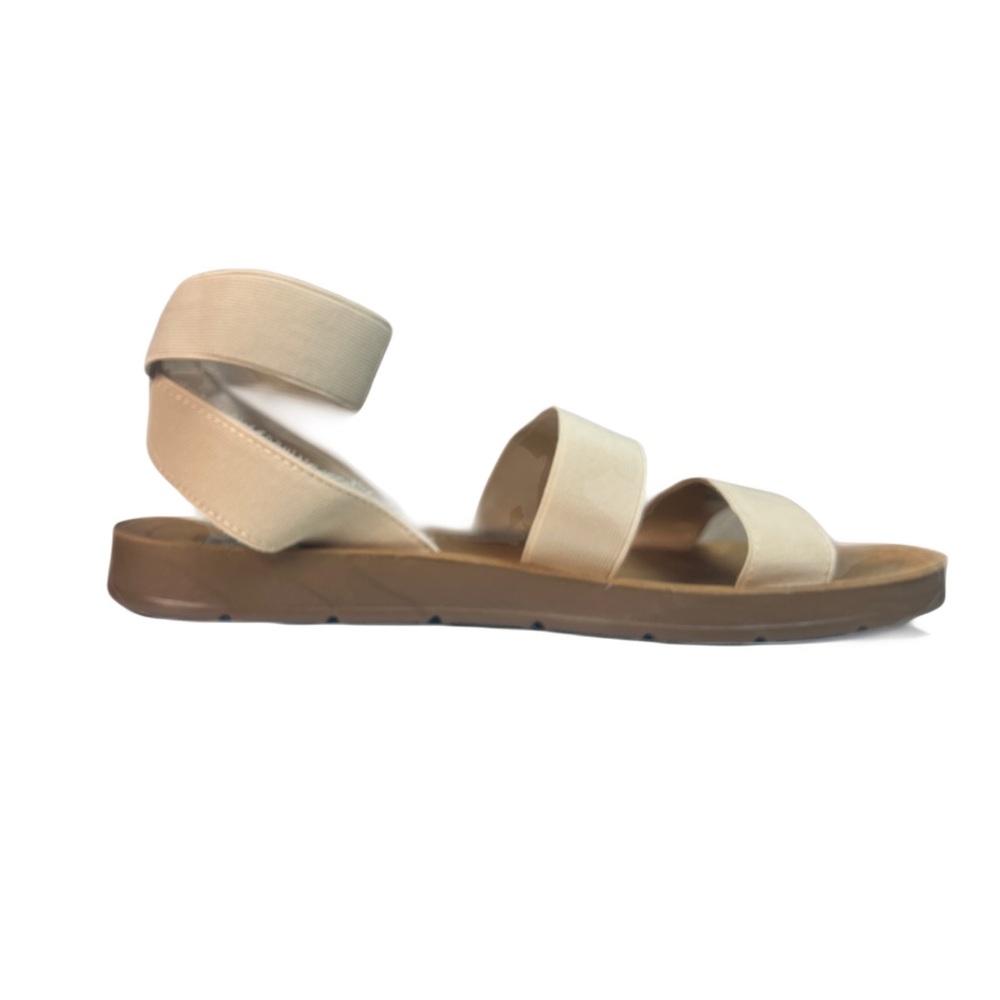 Steve Madden Tan Sandals Minimalist Wrap Around Suede Design